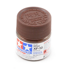 Tamiya XF-10 Flat Brown Acrylic Paint (10ml)