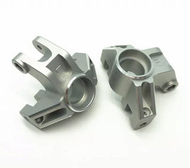 Treal Aluminum 7075 Front Steering Knuckels for Losi LMT (Silver)