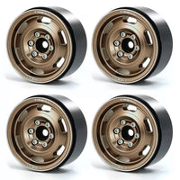 Treal Metal 1.9 Beadlock Wheel Rims 4pcs Vintage Design -Type G (Copper)