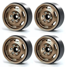 Treal Metal 1.9 Beadlock Wheel Rims 4pcs Vintage Design -Type G (Copper)