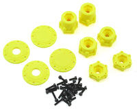 JConcepts Tribute 2.6 x 3.6" Monster Truck Wheel (Yellow) (2)