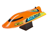 Pro Boat Jet Jam 12" Self-Righting Pool Racer Brushed RTR, Orange w/2.4GHz Radio, Battery & Charger