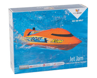 Pro Boat Jet Jam 12" Self-Righting Pool Racer Brushed RTR, Orange w/2.4GHz Radio, Battery & Charger