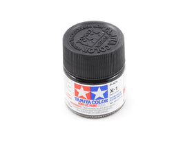 Tamiya X-1 Acrylic Mini Black Acrylic Paint (10ml)